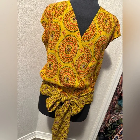 Maeve Cap-Sleeved Blouse I Anthropologie - Picture 4 of 5